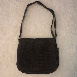 Orciani brown leather cross body bag